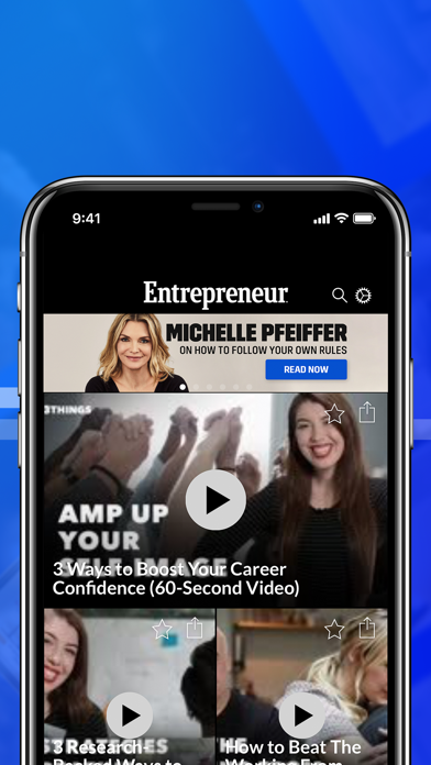 تطبيق Entrepreneur Magazine — شرح المميزات والاستخدام