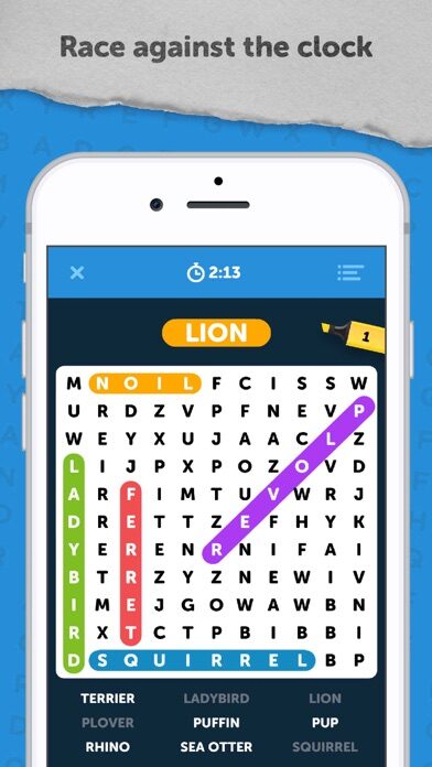 لعبة Infinite Word Search Puzzles — مراجعة شاملة ومميزات