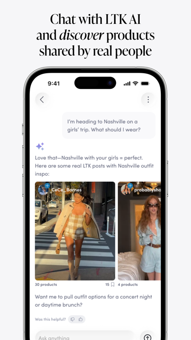 تطبيق LTK: Shop Trusted Recs — شرح المميزات والاستخدام