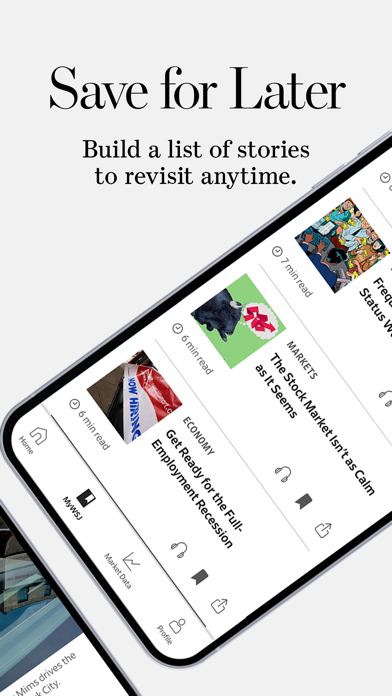 تطبيق The Wall Street Journal. News — شرح المميزات والاستخدام