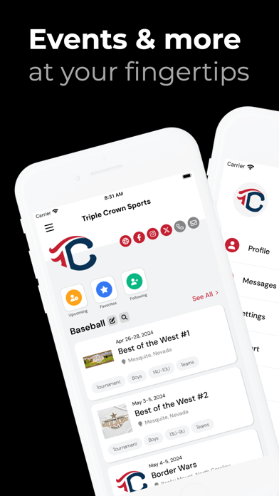 تطبيق Triple Crown Sports — شرح المميزات والاستخدام