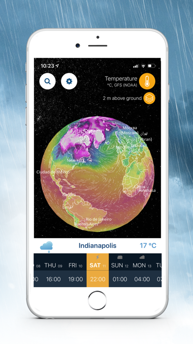 تطبيق Ventusky: Weather Forecast — نظرة تفصيلية